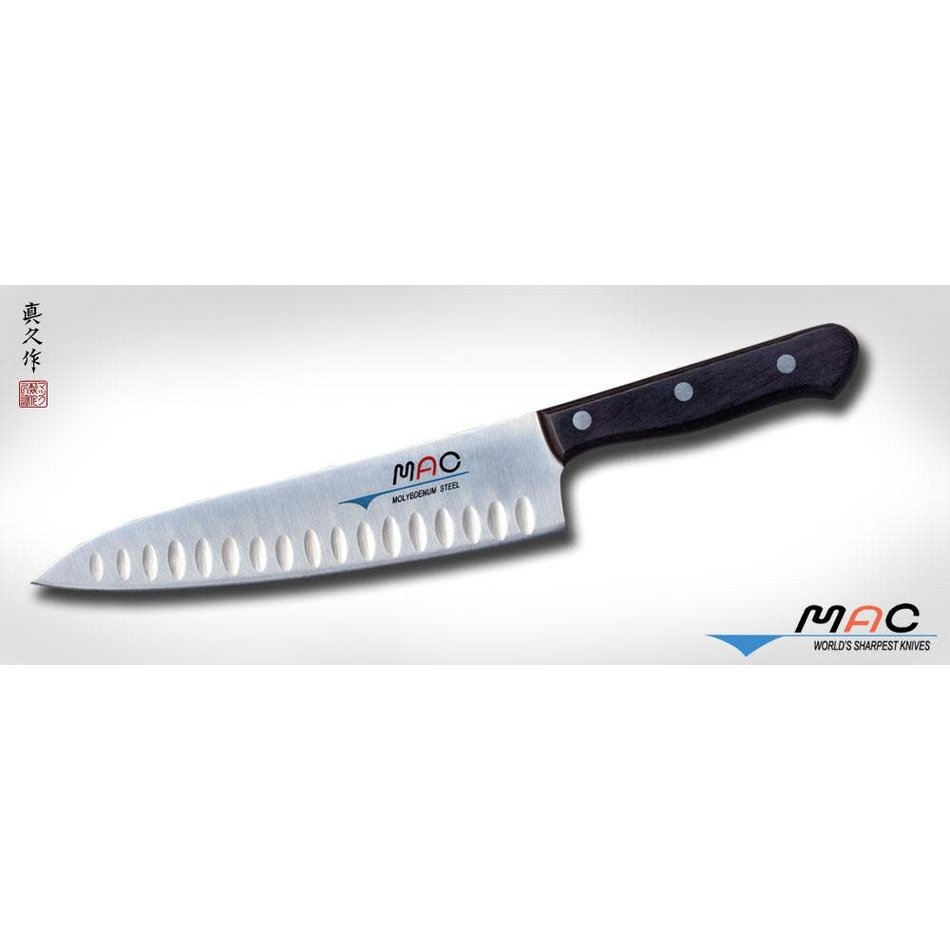 MAC MAC Chef Series, Cook’s Knife, Granton Edge, 8”