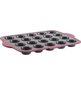 Trudeau Trudeau Silicone Mini Muffin Pan, 20 Cup