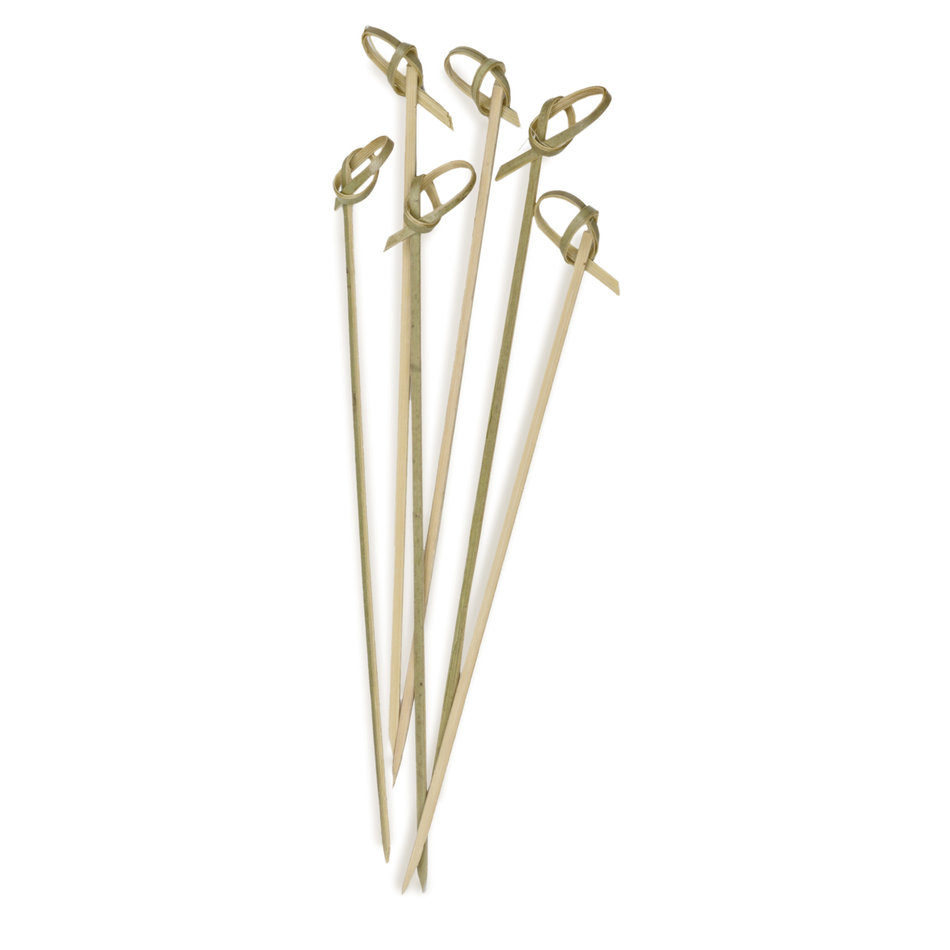 RSVP Bamboo Knotted Picks, 6.5"