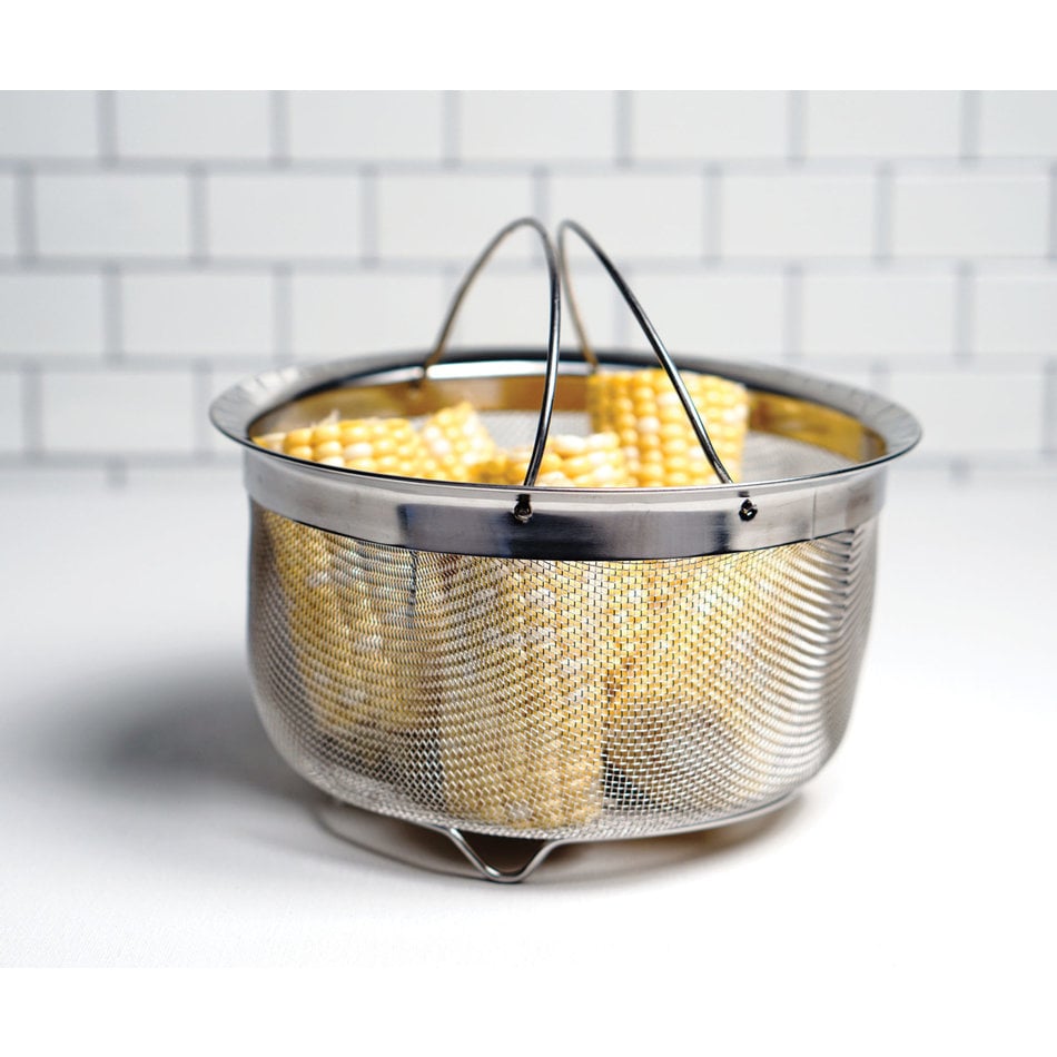 RSVP RSVP Stainless Mesh Basket with Handles, 3QT