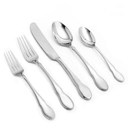 Gourmet Settings 20 Piece Flatware Set Color Ebony Black