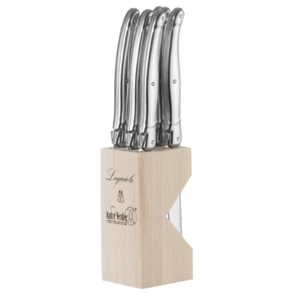 Laguiole Laguiole Debutant Steak Knives, 7pc, Stainless Steel