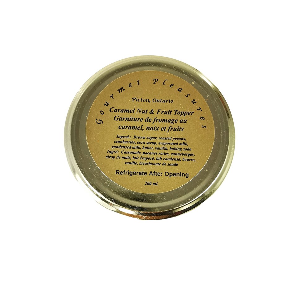 Gourmet Pleasures Preserves, Caramel Nut & Fruit