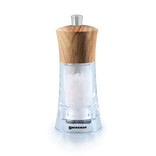 Torre Acrylic Salt Mill with Olivewood Top