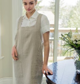 Linen Way Cuisine Linen Apron, Natural