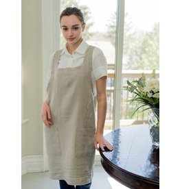 Linen Way Cuisine Linen Apron, Natural