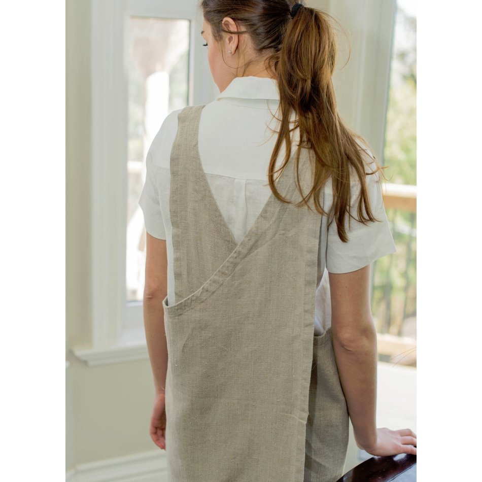 Linen Way Cuisine Linen Apron, Natural