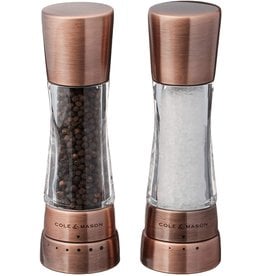 Cole & Mason Derwent Salt & Pepper Set, Copper