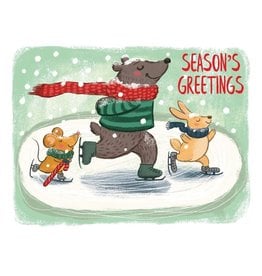 Card, Skating Critters