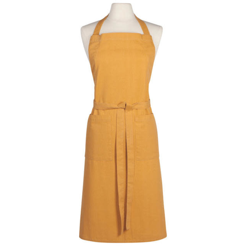 Now Designs Heirloom Stonewash Apron, Ochre