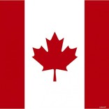 Paviot Cocktail Napkin, Canadian Flag, 20 pk