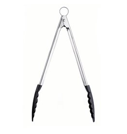 Cuisipro Cuisipro Silicone Tongs, Black, 9.5"