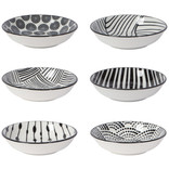 Now Designs Bits and Dots Stamped Pinch Bowls Set of 6