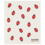 Fly Away Ladybug Swedish Dishcloth