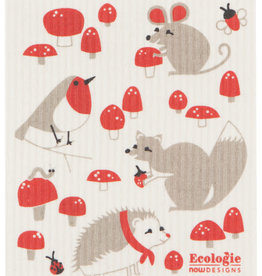 Swedish Dishcloth, Toadstool Time