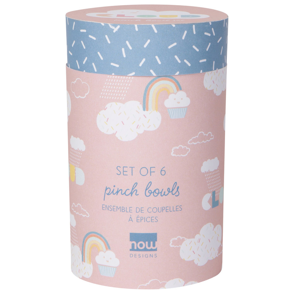 Now Designs Cloud Pinch Bowls Set of 6