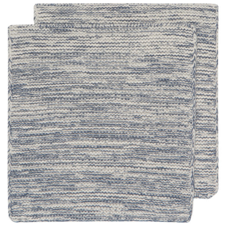 Now Designs Midnight Blue Knit Dishcloths Set of 2