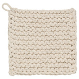 Now Designs Heirloom Knit Potholder Natural