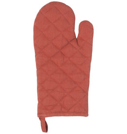 Now Designs Heirloom Stonewash Oven Mitt, Clay