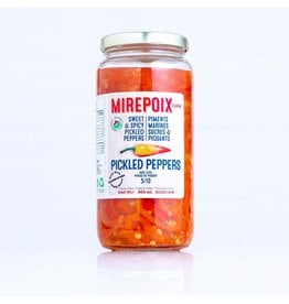 Mirepoix, Sweet & Spicy Pickled Peppers