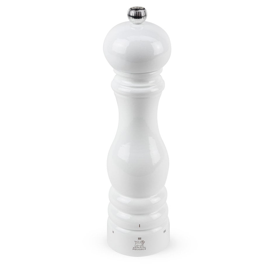 Peugeot Peugeot White Lacquer uSelect Pepper Mill, 8.75”