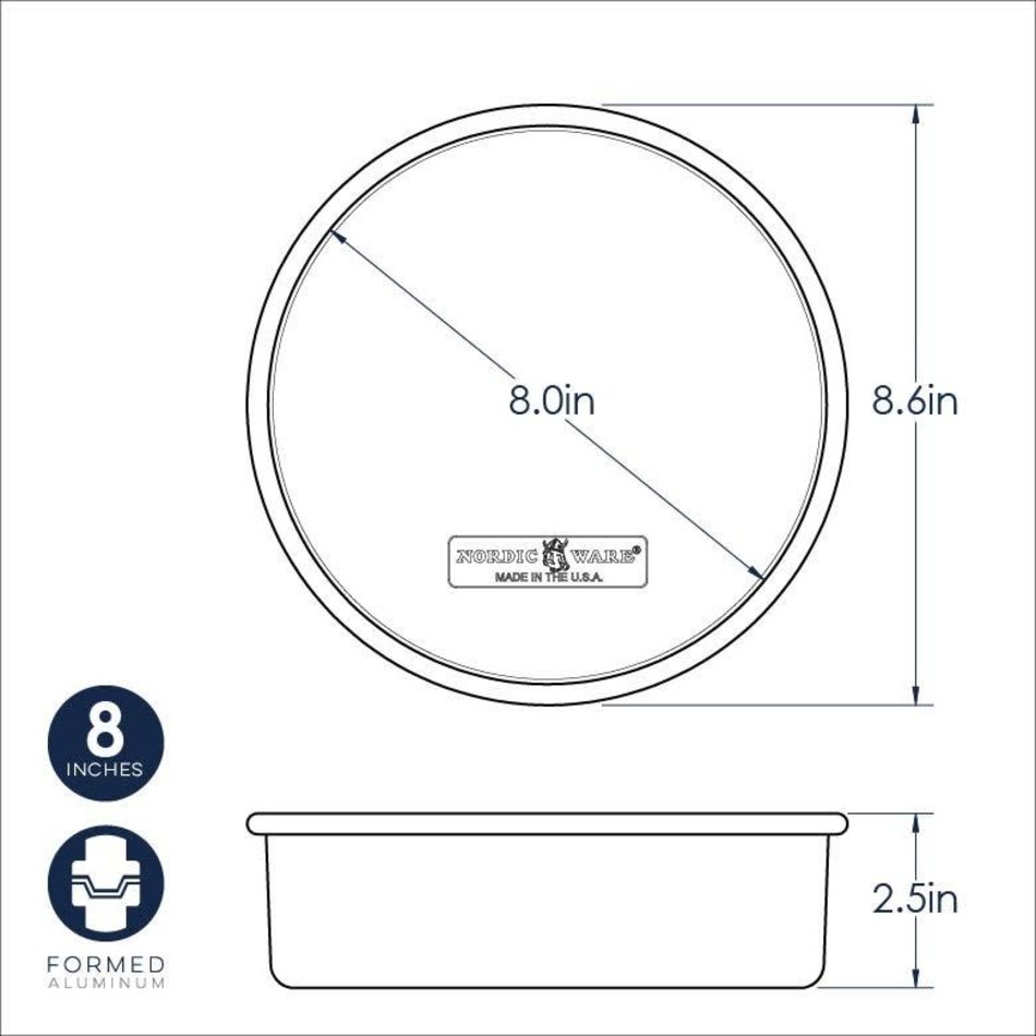 Nordicware Nordicware 8" Round Cake Pan