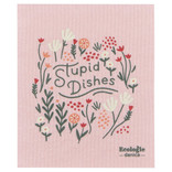 Now Designs Stupid Dishes Swedish Dishcloth