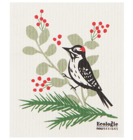 Now Designs Forest Woodpecker Swedish Dishcloth