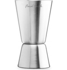 Final Touch Final Touch Stainless Steel Double Jigger, 1.5oz / 0.75 oz