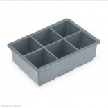 Final Touch Final Touch Extra Large 2” Ice Cube Tray, Silicone