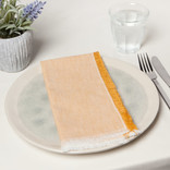 Now Designs Heirloom Chambray Napkins, Ochre, set of 4