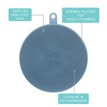 Now Designs Scrub Bub Marine Blue Silicon Scrubber