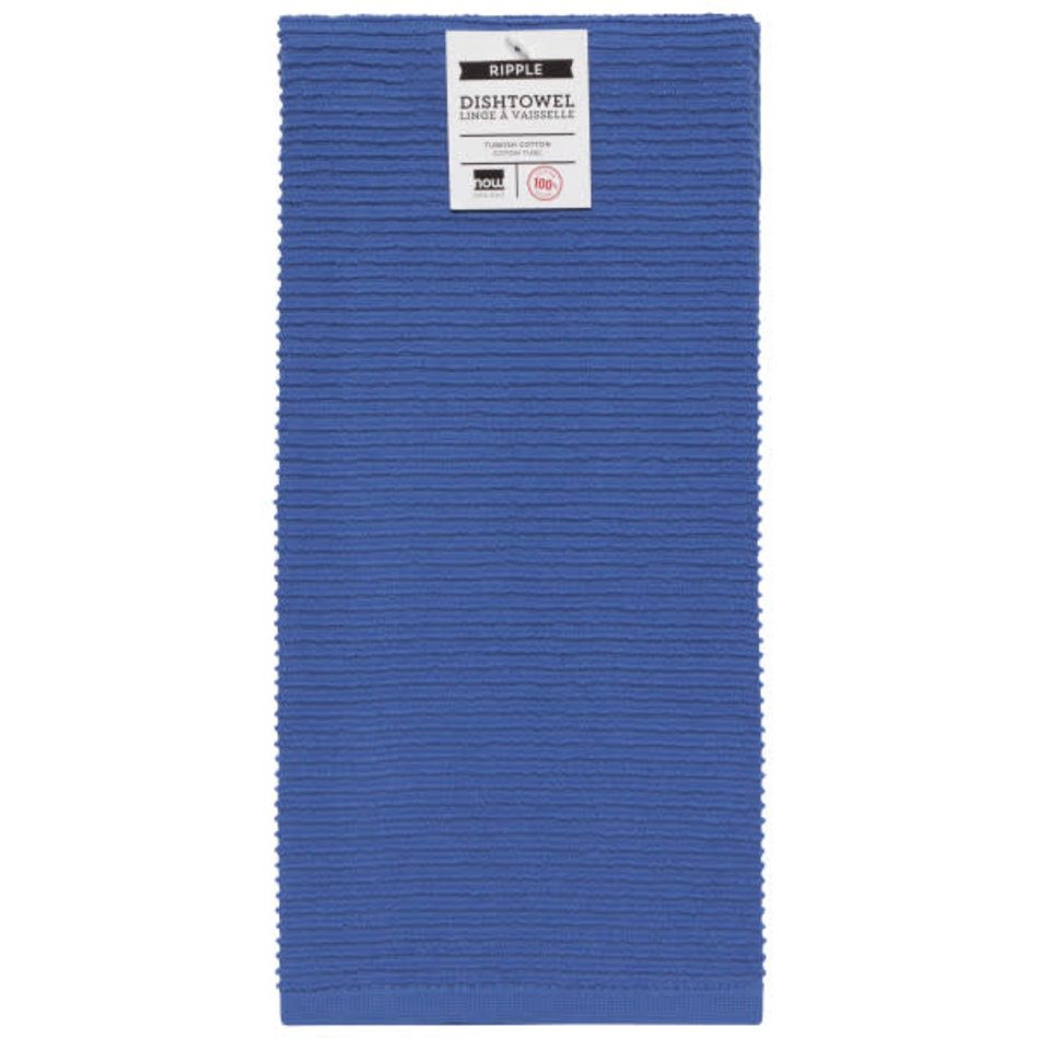 Now Designs Ripple Royal Blue Dishtowel