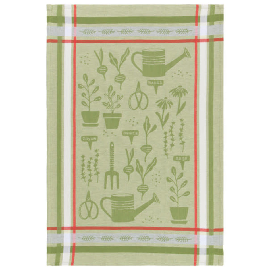 Now Designs Jacquard Tea Towel, Garden