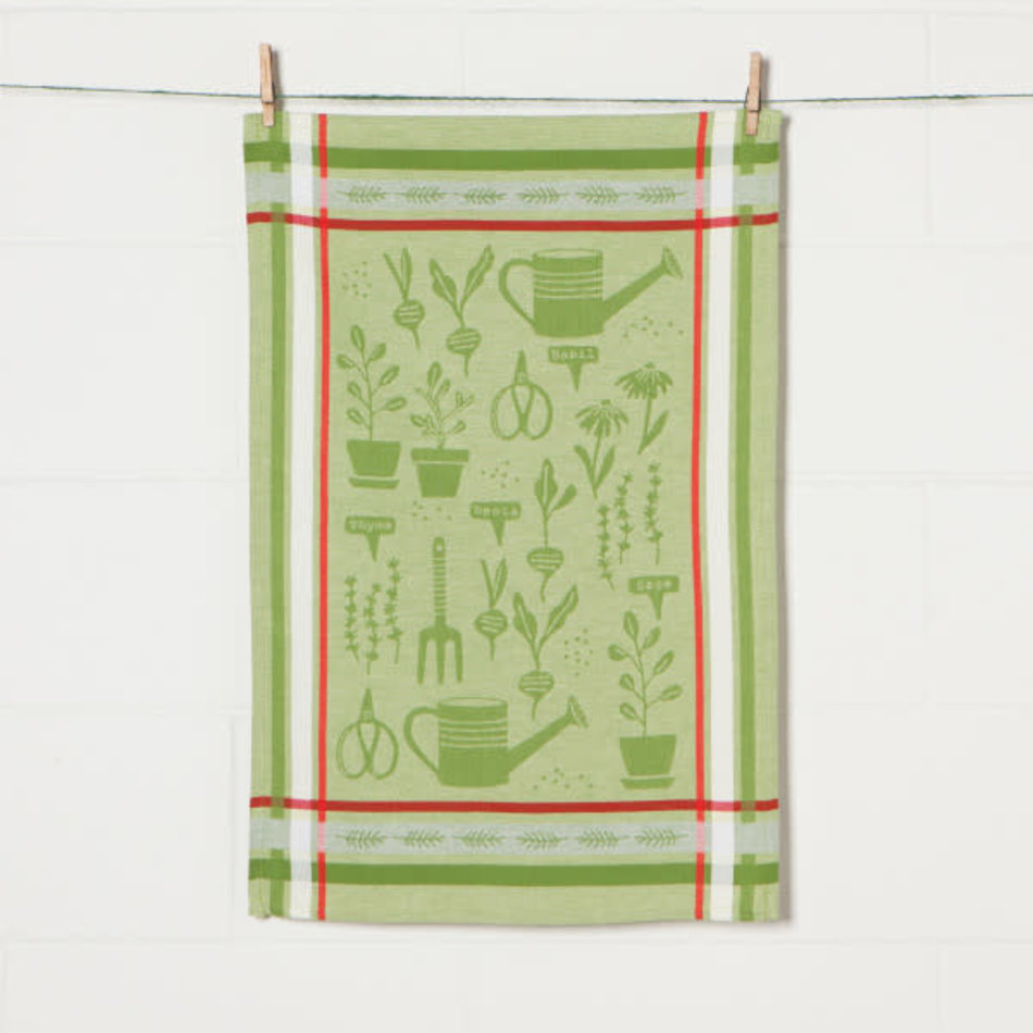 Now Designs Jacquard Tea Towel, Garden