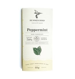 Hummingbird Chocolate, Peppermint 70%, 60g