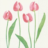 Luncheon Napkins, Watercolour Tulip