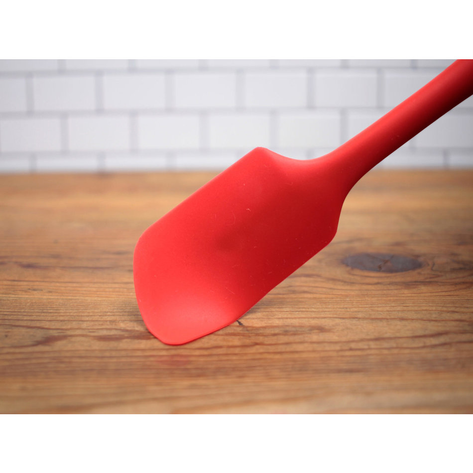 RSVP Ela's Silicone Spatula, Red