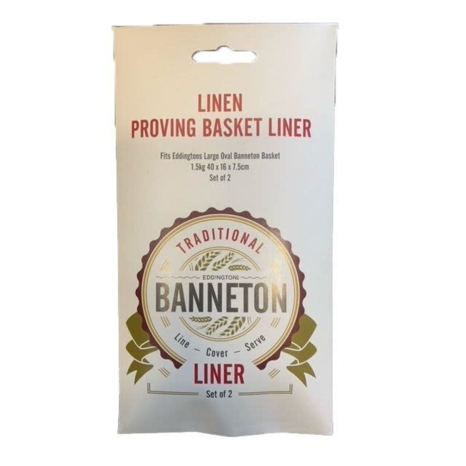 Banneton Linen Proving Basket Liner, Oval Small