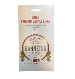 Banneton Linen Proving Basket Liner, Round Large