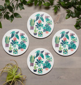 Danica Soak Up Coaster, Let it Grow, set of 4