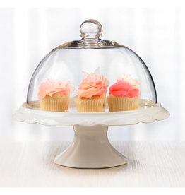 Bianco Pedestal Cake Dome