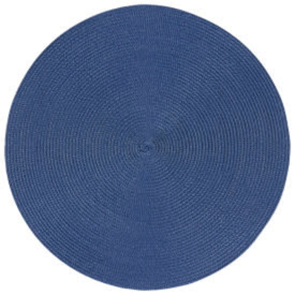 Danica Disko Indigo Round Placemat