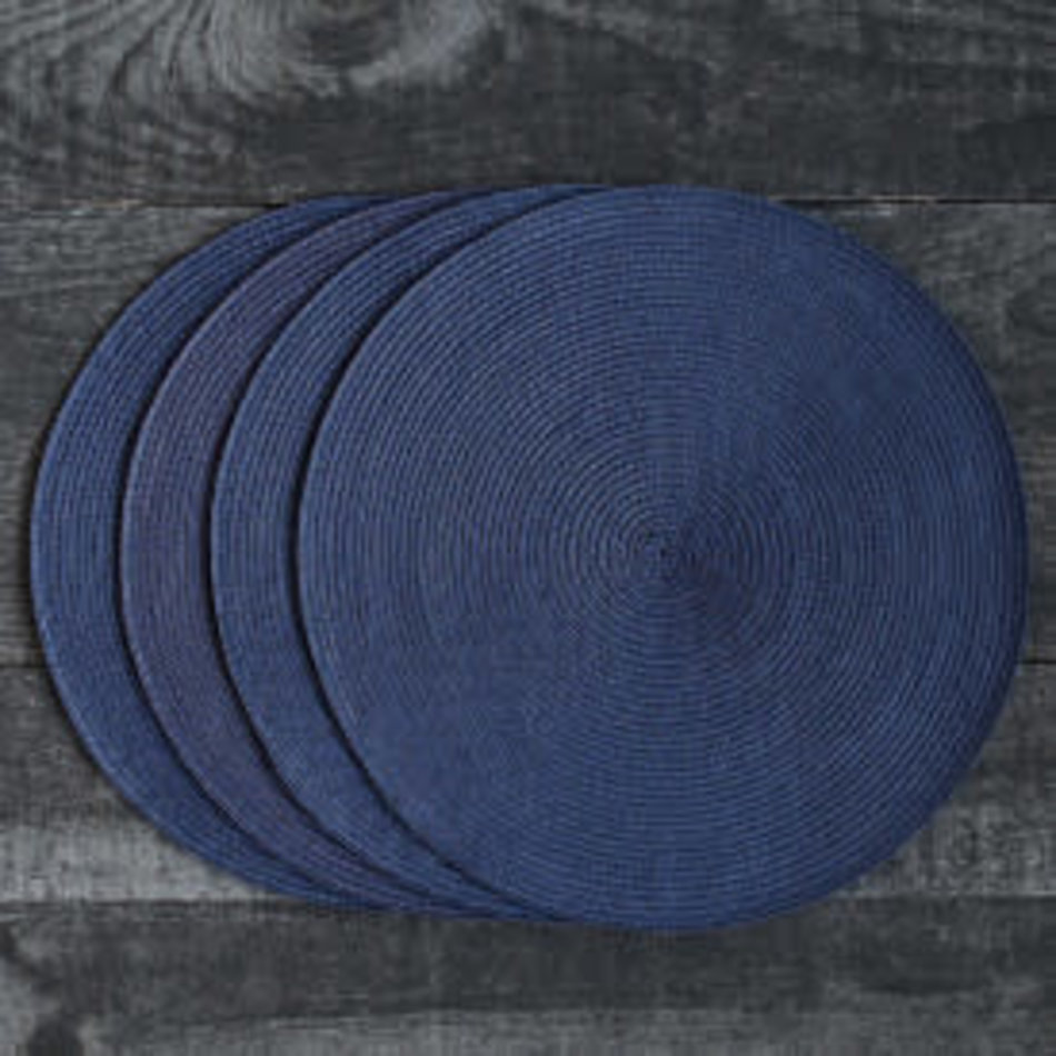Danica Disko Indigo Round Placemat