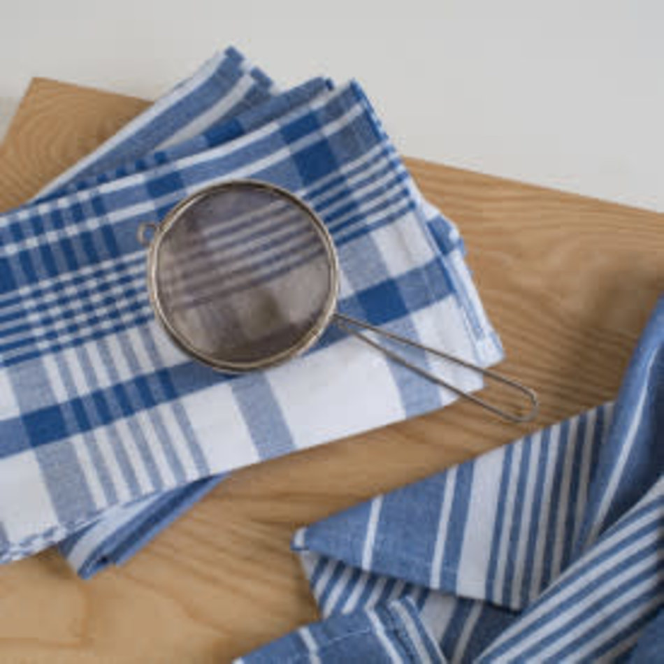 Danica Jumbo Royal Blue Dishtowels Set of 3