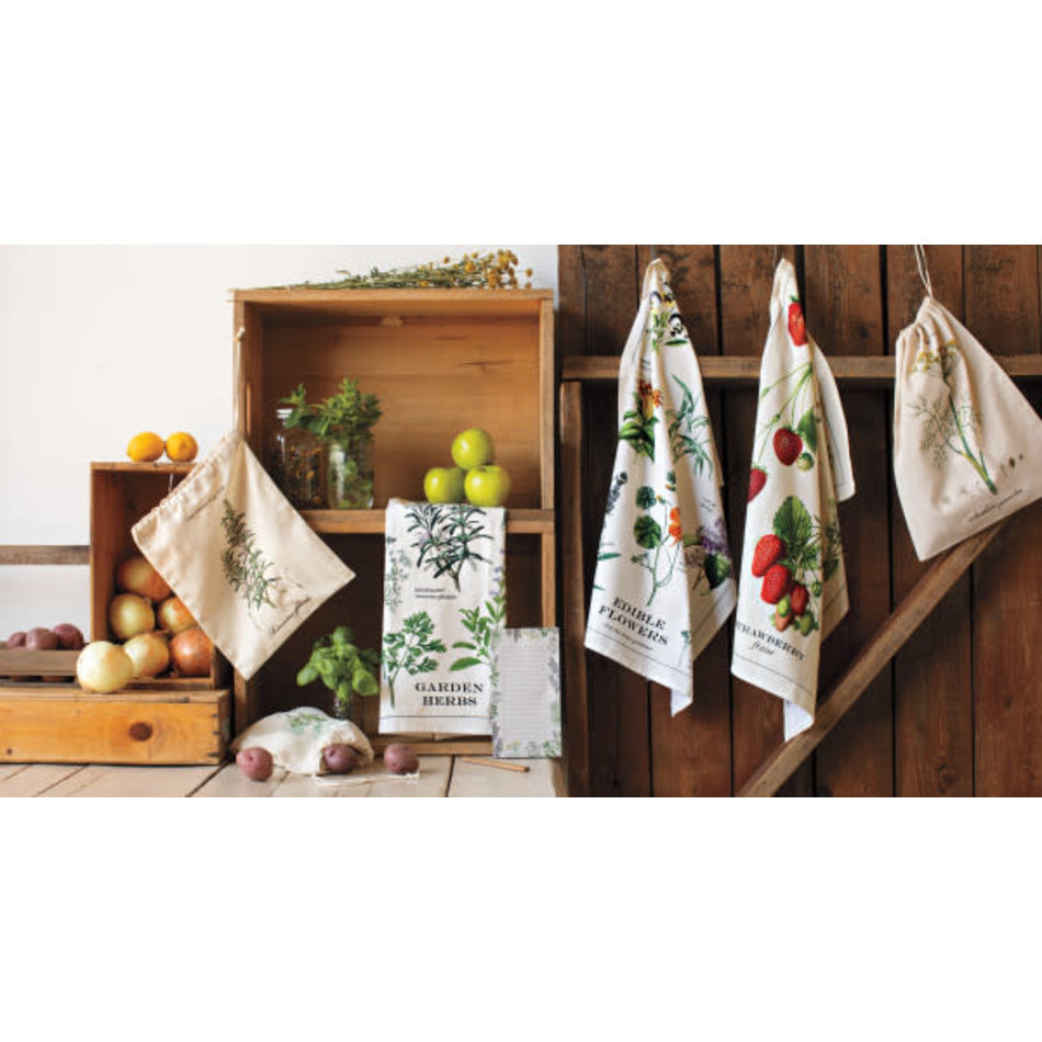 Danica Garden Herbs Cotton Dishtowel