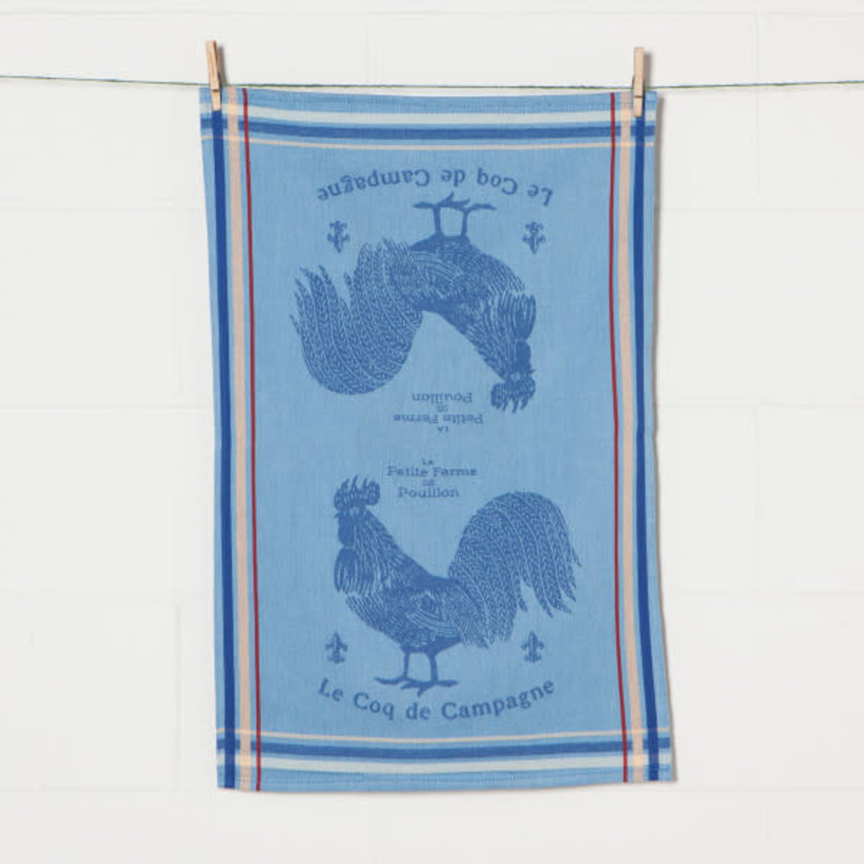 Danica Jacquard Tea Towel, Rooster Francaise