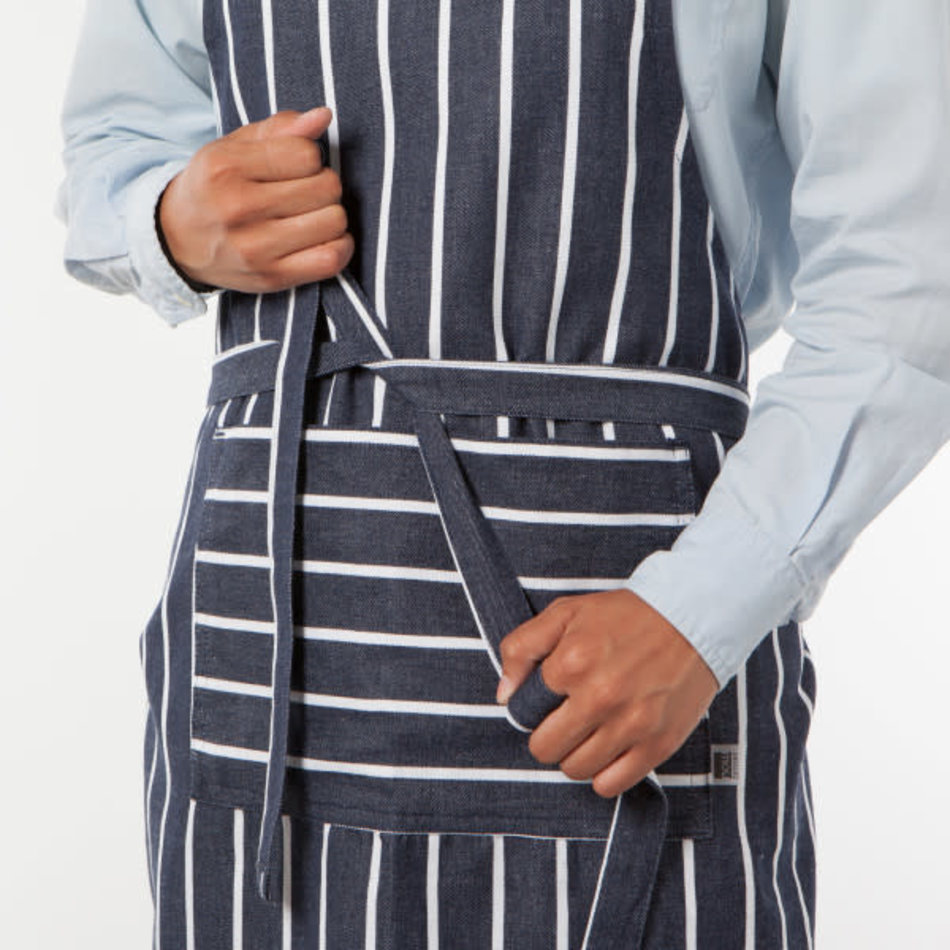 Danica Chef Apron, Butcher Stripe