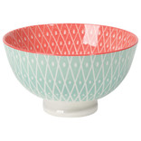 Danica Geo Pink Stamped Bowl 4"