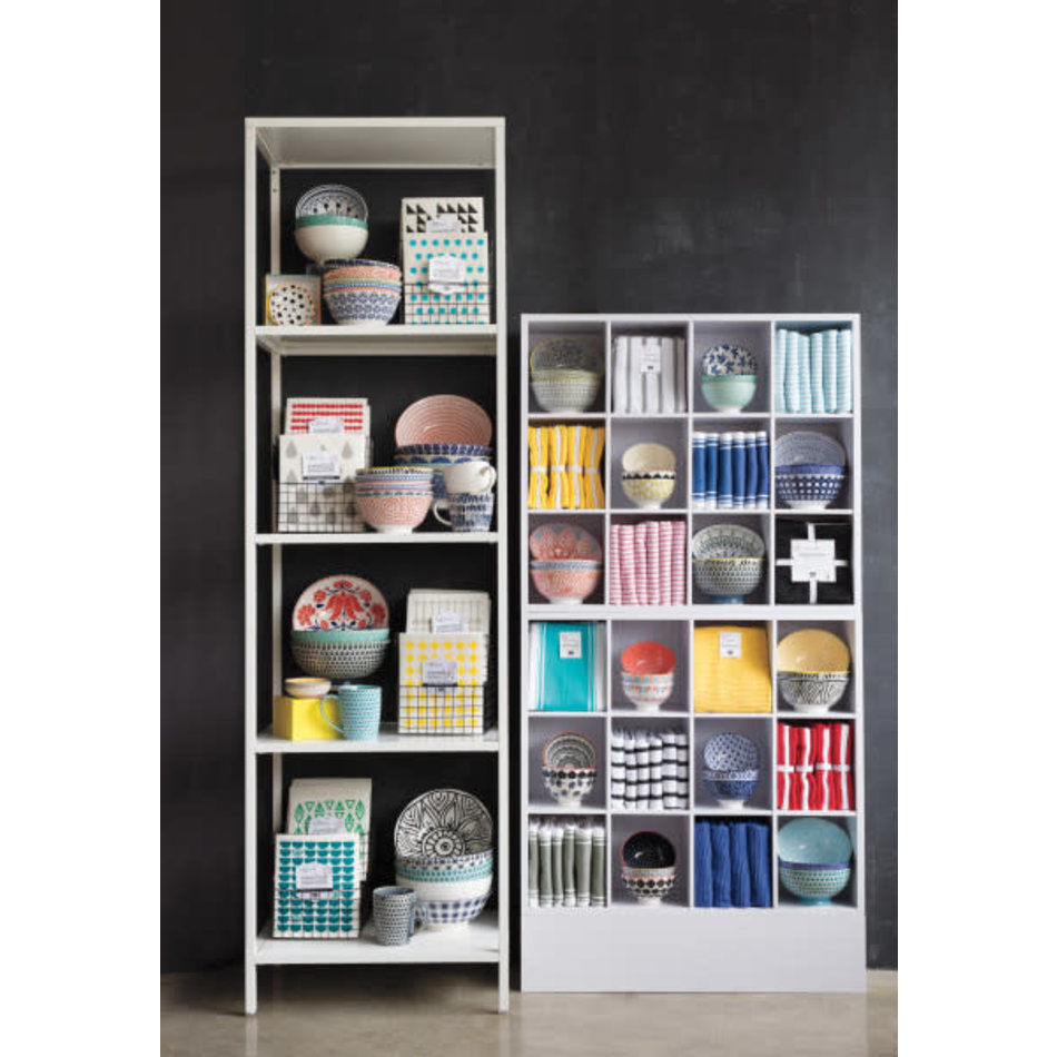 Danica Geo Pink Stamped Bowl 4"